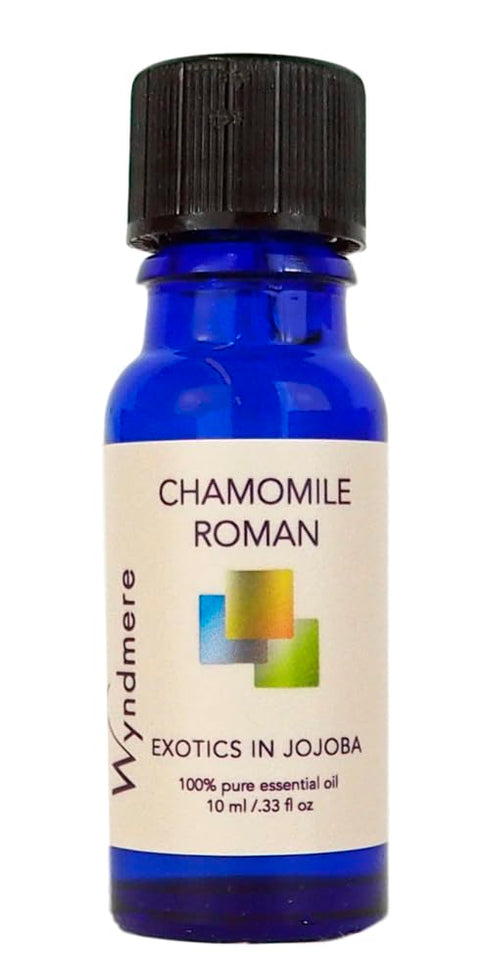 Chamomile Roman Essential Oil in Jojoba - 100% Pure Therapeutic Quality - for Diffuser - 10ml - Made in USA...