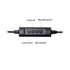 QD to USB Adapter Cable with Volume Control and Microphone Mute Compatible with Plantronic Quick Disconnect (QD) Headset for Computer and Softphon...