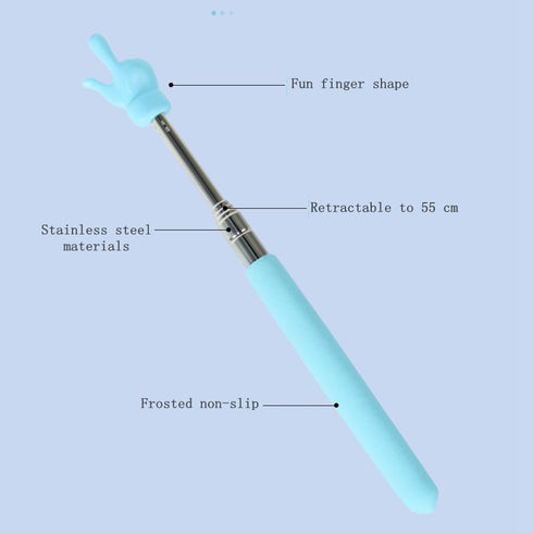 Teacher Pointer Sticks Finger,Pointer for Classroom,Telescoping Hand Pointer, Retractable Classroom Pointer Fingers for Elementary School Kinderga...
