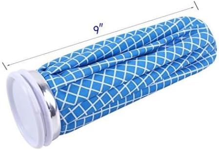 2 Pack Cold & Hot Therapy Pain Relief English Style 9" Ice Water Bag Headache & Pain Relief...