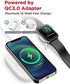 Gigastone 2 in 1 Qi Dual Wireless Charging Pad 10W Max Compatible with iPhone 15/14/13/12/11/XR/XS/X/8, Apple Watch 9/8/7/6/SE/5/4/3/2/1, Airpods ...