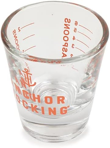 Anchor Hocking Shot Measure, Glass, 1-Ounce...