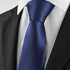 Mens Necktie, Solid Satin Tie Pure Color Skinny Slim Necktie Mens Ties #1 Blue Navy...