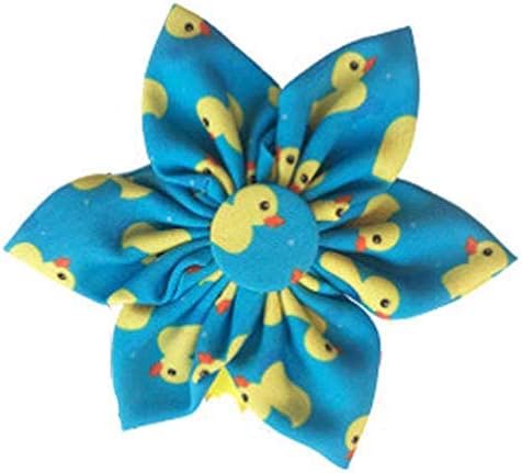 Huxley & Kent Pet Pinwheel | Lucky Ducky (Large) | Easter Spring Velcro Collar Accessory for Dogs/Cats | Bow Collar Attachment | Cute, Comfortable...
