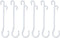 100 Pieces Plant Vine Clips Tomato Support Clips Vegetable Support J-Hook Clips Plant Support Clips Plastic Garden Hooks to Prevent Tomatoes from ...