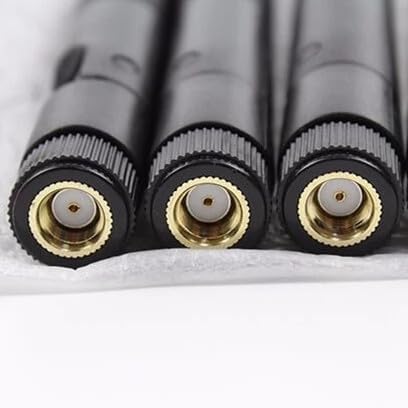 1.3ft 2X 10dBi WiFi Bluetooth Antenna Dual Band Omni Directional Antenna 2.4Ghz/5Ghz RP-SMA Male Long Range for Wireless Wi-Fi Router Network Devi...