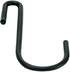 Huji Black S Shaped Heavy Duty Hanging Hooks for Kitchenware Pots Pans Utensils (Set of 6 Hooks)...