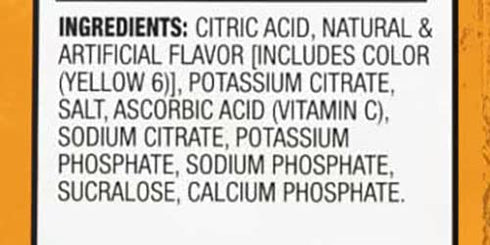 Sqwincher Zero Qwik Stik, Orange, Sugar Free, Low Calorie, Low Sodium Electrolyte Powder Hydration Drink Mix, .11 0z Packet (Pack of 50)...