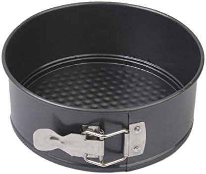 8 inch circular Springform interlocking and leak- proof seal carbon baking C ake Pan...