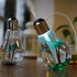 Bulb Humidifier 400 Ml 7 Colors USB Portable Spray Air Humidifier Suitable for Baby Bedroom Office Car (Silver)...