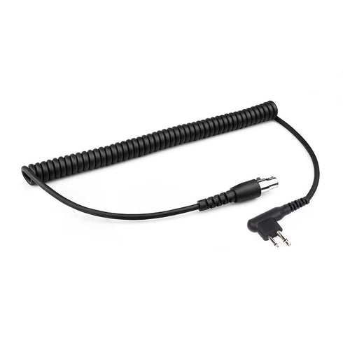 2-Pin to 5-Pin Coil Cord Cable for Motorola Two Way Handheld Walkie Talkie and Radio Headsets...