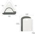 windson 4 Pack Mini Pot and Pan Dish Scraper - 2 Flex Dish Squeegee and 2 Sink Squeegee with Countertop Brush, Water Wiper for Kitchen,Bathroom,Mi...