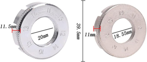 2 Pcs Bicycle Spoke Wrenches Basic Version and Professional Version Used for Adjusting and Repairing Bicycle Spokes....