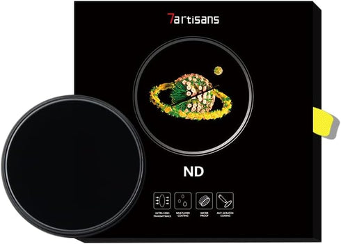 7artisans ND Filter Ultra Slim Multi-Coated HD Optical Glass Aluminum Alloy Frame Neutral Density Filter ND8 ND64 ND1000 for Choice (62mm, ND8)...