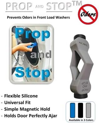 Prop and Stop (Original US Brand) - Front Load Washer Door Holder: Helps Your Washer Dry Properly to Prevent Odors (Grey)