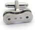 Silver Tone Motorcycle Biker Mechanic Chain Link Cufflinks Cuff Links...