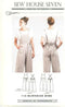 Sew House Seven Burnside Bibs Ptrn Beige...
