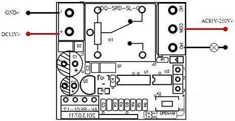 DC12V Door Access Remote Control Wireless Switch System Momentary Learning Transmitter Momentary Toggle Adjusted......