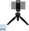 Mini Compact Tripod with Rotating Head + eCostConnection Universal Tripod Mounting Adapter with Dual 1/4" Mounting Points Compatible with All Smar...