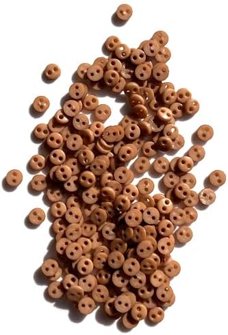 Mix Colors Mini Round Buttons 0.17 Inches Resin Tiny Buttons for Handicraft,Baby Doll Cloth (1000 pcs/lot)...