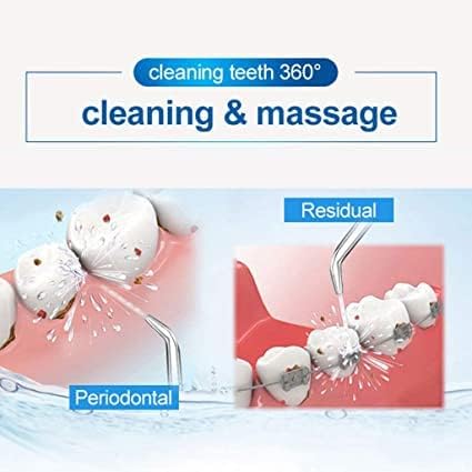 Flosser Replacement Tips for Waterpik Water Flosser, High-Pressure Water Flosser Tip Replacement, Compatible with Waterpik Oral Irrigator (6Pack)...