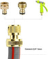 Joywayus 3/4" ID Hose Solid Brass Fitting Closed Flow Garden Tools Quick Repair Damaged Leaky Adapter Garden Water Irrigation Quick Connector (Pac...