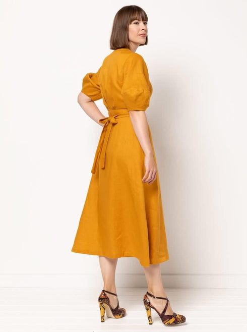 Style Arc Sewing Pattern - Millicent Wrap Dress (Sizes 10-22)...