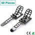 50 Pieces Cable Management Desk Wire Organizer Cable Ties Zip Ties Adhesive Cord Clips Cord Keeper Desk Wire Management...