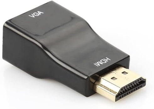 HDMI to VGA Adapter Converter, 1080P Male to Female Cord for Computer, Desktop, Laptop, PC, Monitor, Projector, HDTV, Xbox and More (Black)......