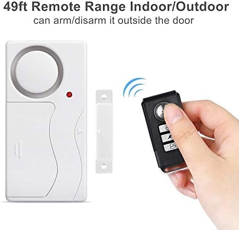 WSDCAM Door Alarm Wireless Anti-Theft Remote Control Door and Window Security Alarms...