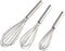 Stainless Steel Whisks with 3 Packs 8"+10"+12" Kitchen Whisk Set Kitchen Whip Kitchen Utensils Wire Whisk Balloon Whisk Set for Blending Whisking ...