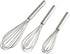 Stainless Steel Whisks with 3 Packs 8"+10"+12" Kitchen Whisk Set Kitchen Whip Kitchen Utensils Wire Whisk Balloon Whisk Set for Blending Whisking ...