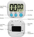 LCD Digital Kitchen Cooking Timer Count Down Up Clock Loud Alarm,Backing Stand Cooking Timers for Baking, Small Classroom Timer for Study...