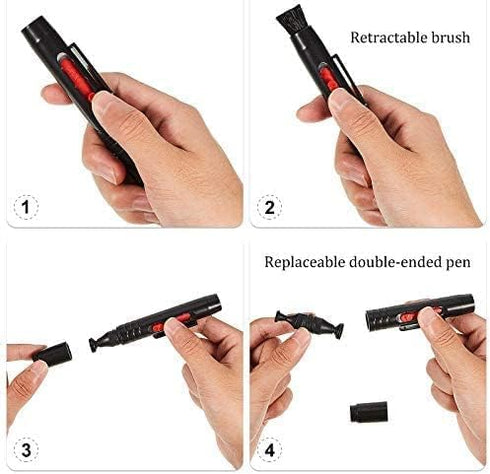 OPTURA HD Professional Cleaning Kit for DSLR Cameras and Sensitive Electronics Bundle with Spray Lens and LCD Cleaner - Camera Accessories,Telesco...
