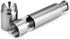 Salt and Pepper Grinder Set of 2,Stainless Steel Push Button Grinder Modern Design Thumb Grinder, for Black Pepper, Sea Salt and Himalayan Salt, S...