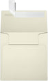 LUXPaper Square Invitation Envelopes | Peel & Press | 4" x 4" | Natural | 70lb. Text | 50 Qty...
