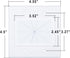 2 Gang Wall Plate White 2 Pack, Silicone Cable Pass Through Wall Plate for Power Cable, Audio Video and Ethernet Cable, Speaker Wire Management (W...
