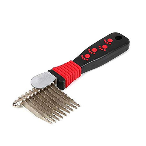Dog Brush Kit (4 Pieces) - For Shedding, Undercoat Rake for Dogs, Small or large Long and Short Haired Dog, Cat, and Puppy- Safe & Effective inclu...