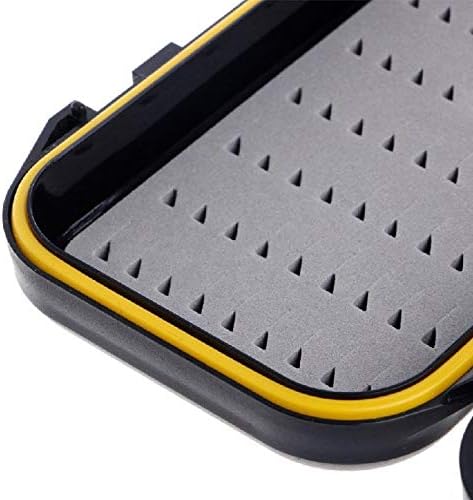 ORIONE Waterproof Portable Fly Fishing Box Easy Grip Foam Jig,Fly Fishing Case,Large Capacity and Pocket Sized?Fly Boxes for Fly Fishing and Trout...