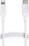 Amazon Basics USB-2.0 Type C to Lightning Cable (MFi Certified), 6 Feet, White...