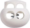 DYZD Plastic Cord Lock End Toggle Double Hole Spring Stopper Fastener Slider Toggles End (White 10PCS)...