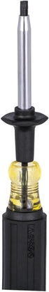 Klein Tools 85153K Slotted Screw-Holding Screwdriver Set, 3/16-Inch, 1/4-Inch Split-Blade Flat Head Driver, Positive Gripping Action, 2-Piece...