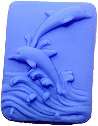 Silicone Soap Mold Dolphin Embossed Handmade Soap Decoration Moulds DIY Plaster Candle Molds Fondant Cake Crafts...