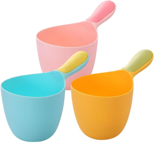 3pcs baby water scoop shampoo ladle bathing water ladles bath dipper water scoop ladle shampoo rinse cup hair bath rinse cup bath spoon take a bat...