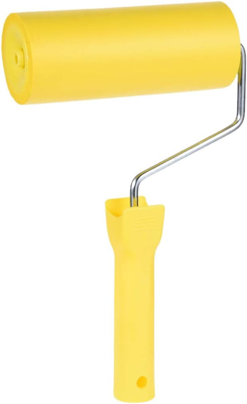 uxcell Nitrile Rubber Paint Roller Brush 6 Inch 15cm for Household Wall Painting Treatment with Plastic Handle...