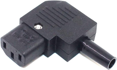 IEC C13 Right Angled Power Cord Plug Connector,IEC 320 C13 90 Degree Female Plug Rewirable Power Connector 3pin Socket 10A /250V (C13 Right Angled...