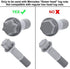 ATLIN Protective Lug Nut Socket for Mercedes Vehicles with 17mm Convex, Flower Head Lug Nuts...