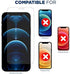 Tech Armor HD Clear Film Screen Protector Designed for Apple iPhone 12 Pro Max 6.7 Inch 4 Pack 2020...