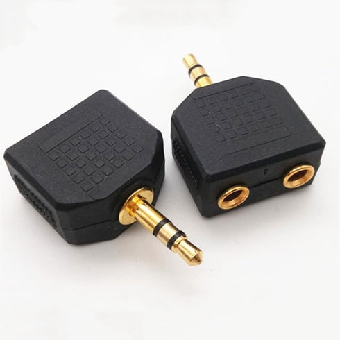 3.5mm Headphone Y Splitter, 1 Male to 2 Female Audio Jacks, Ideal for All Media Players & Audio Devices with 3.5 mm Port (2 Pack)......