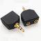 3.5mm Headphone Y Splitter, 1 Male to 2 Female Audio Jacks, Ideal for All Media Players & Audio Devices with 3.5 mm Port (2 Pack)......